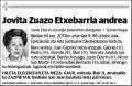 ZUAZO ETXEBARRIA,JOVITA