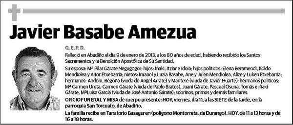 BASABE AMEZUA,JAVIER