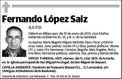 LOPEZ SAIZ,FERNANDO