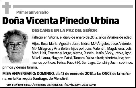 PINEDO URBINA,VICENTA