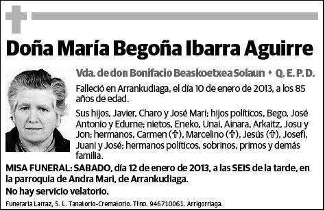 IBARRA AGUIRRE,MARIA BEGOÑA