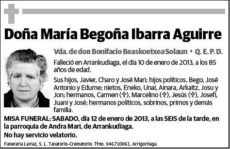 IBARRA AGUIRRE,MARIA BEGOÑA