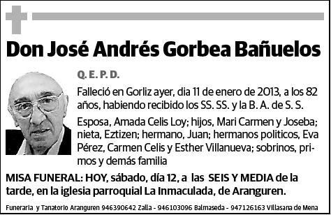 GORBEA BAÑUELOS,JOSE ANDRES