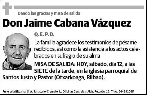 CABANA VAZQUEZ,JAIME