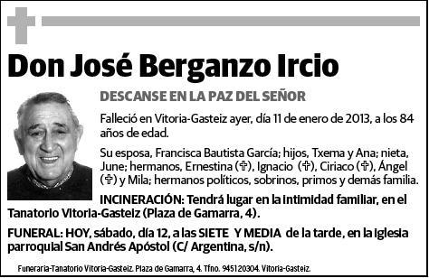 BERGANZO IRCIO,JOSE