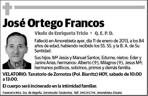 ORTEGO FRANCOS,JOSE