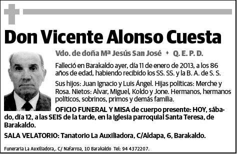 ALONSO CUESTA,VICENTE