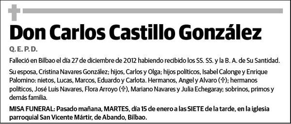 CASTILLO GONZALEZ,CARLOS