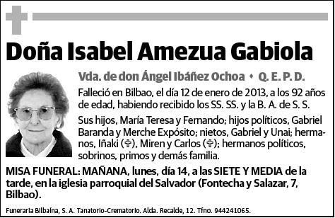 AMEZUA GABIOLA,ISABEL