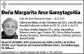 ARCE GARAYTAGOITIA,MARGARITA