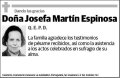 MARTIN ESPINOSA,JOSEFA