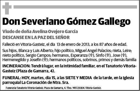 GOMEZ GALLEGO,SEVERIANO