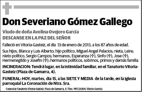 GOMEZ GALLEGO,SEVERIANO