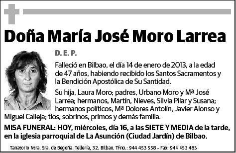 MORO LARREA,MARIA JOSE