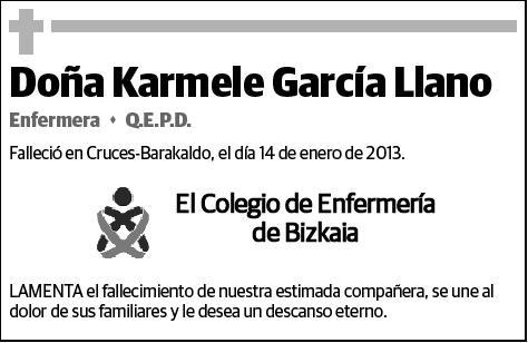 GARCIA LLANO,KARMELE