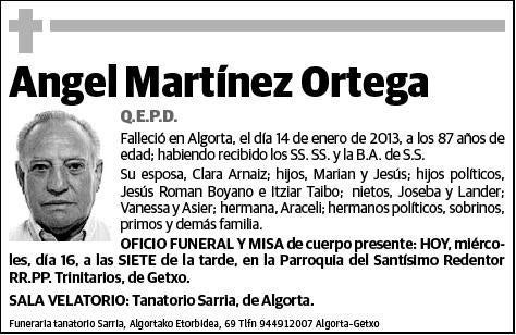 MARTINEZ ORTEGA,ANGEL