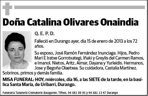 OLIVARES ONAINDIA,CATALINA