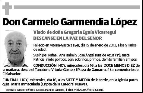 GARMENDIA LOPEZ,CARMELO