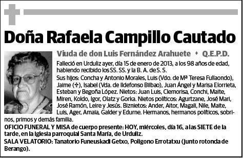 CAMPILLO CAUTADO,RAFAELA