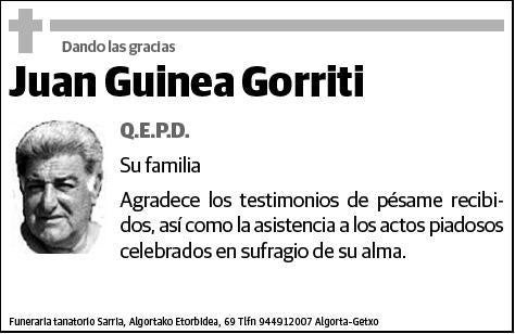 GUINEA GORRITI,JUAN