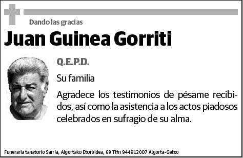 GUINEA GORRITI,JUAN