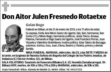 FRESNEDO ROTAETXE,AITOR JULEN