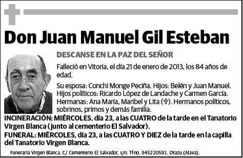 GIL ESTEBAN,JUAN MANUEL