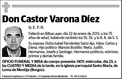 VARONA DIEZ,CASTOR