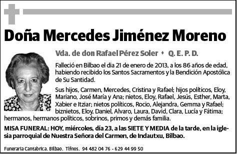 JIMENEZ MORENO,MERCEDES