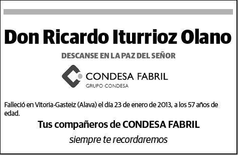 ITURRIOZ OLANO,RICARDO