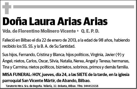 ARIAS ARIAS,LAURA