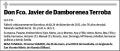 DE DAMBORENEA TERROBA,FCO. JAVIER