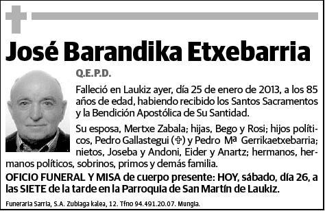 BARANDIKA ETXEBARRIA,JOSE