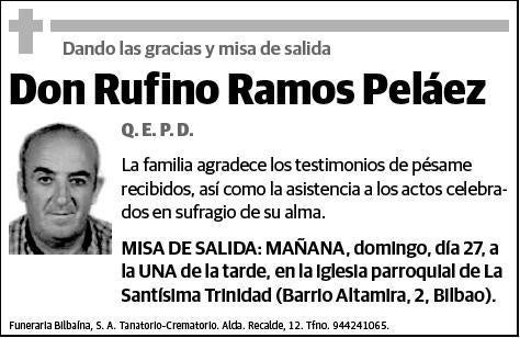 RAMOS PELAEZ,RUFINO