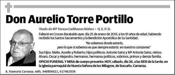 TORRE PORTILLO,AURELIO