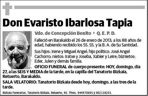 IBARLOSA TAPIA,EVARISTO