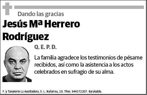 HERRERO RODRIGUEZ,JESUS Mª