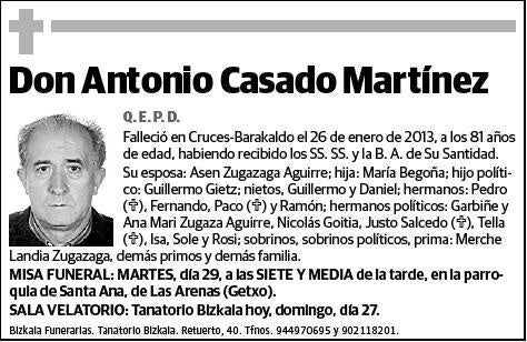 CASADO MARTINEZ,ANTONIO