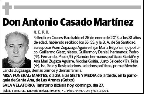 CASADO MARTINEZ,ANTONIO