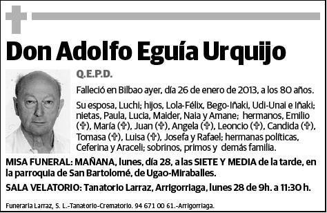 EGUIA URQUIJO,ADOLFO