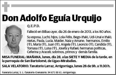 EGUIA URQUIJO,ADOLFO