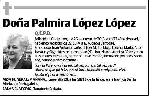 LOPEZ LOPEZ,PALMIRA