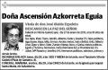 AZKORRETA EGUIA,ASCENSION