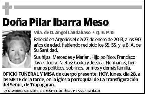 IBARRA MESO,PILAR