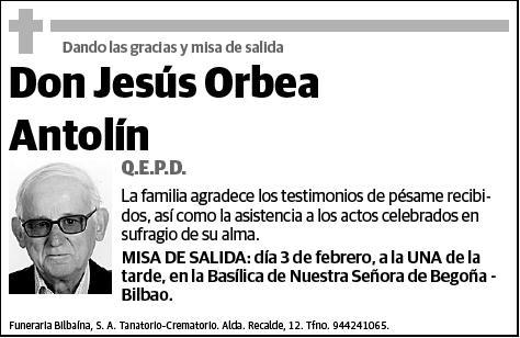 ORBEA ANTOLIN,JESUS