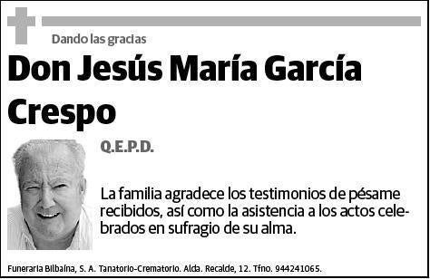 GARCIA CRESPO,JESUS MARIA