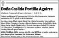 PORTILLA AGUIRRE,CASILDA
