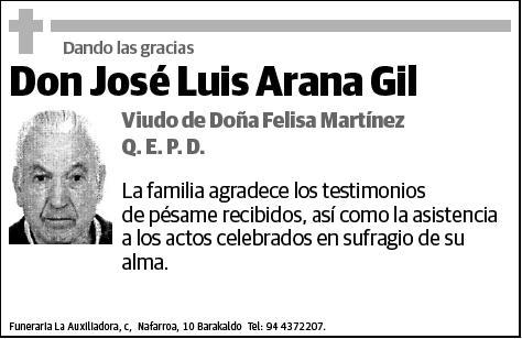 ARANA GIL,JOSE LUIS