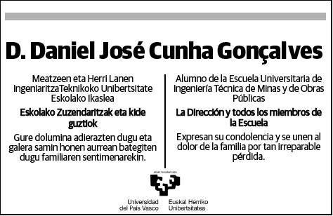 CUNHA GONÇALVES,DANIEL JOSE