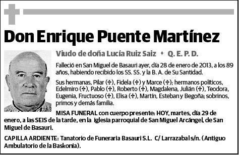 PUENTE MARTINEZ,ENRIQUE